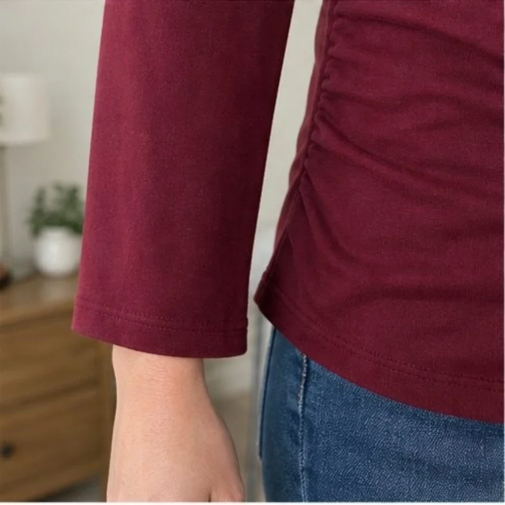 Blue Button Blouse